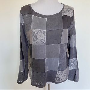 🌿J.jill gray sweater